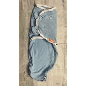 Blue SwaddleMe Swaddle Me Baby Boy Zipper Swaddle, Size Small/Medium